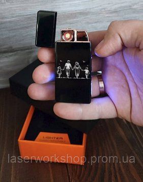 Запальничка USB з індивідуальним гравіюванням 2 в 1 Q046 фото