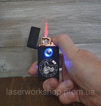 Запальничка USB з індивідуальним гравіюванням 2 в 1 Q053 фото