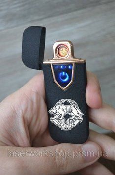 Запальничка USB з індивідуальним гравіюванням Q038 фото